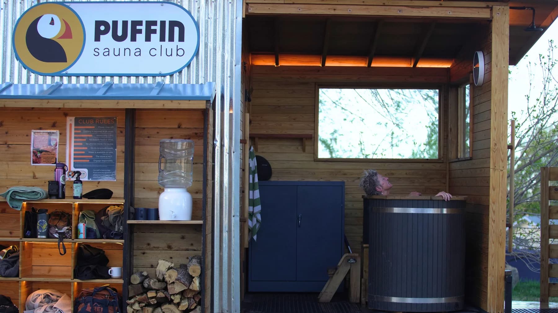 Puffin Sauna Club — contrast therapy