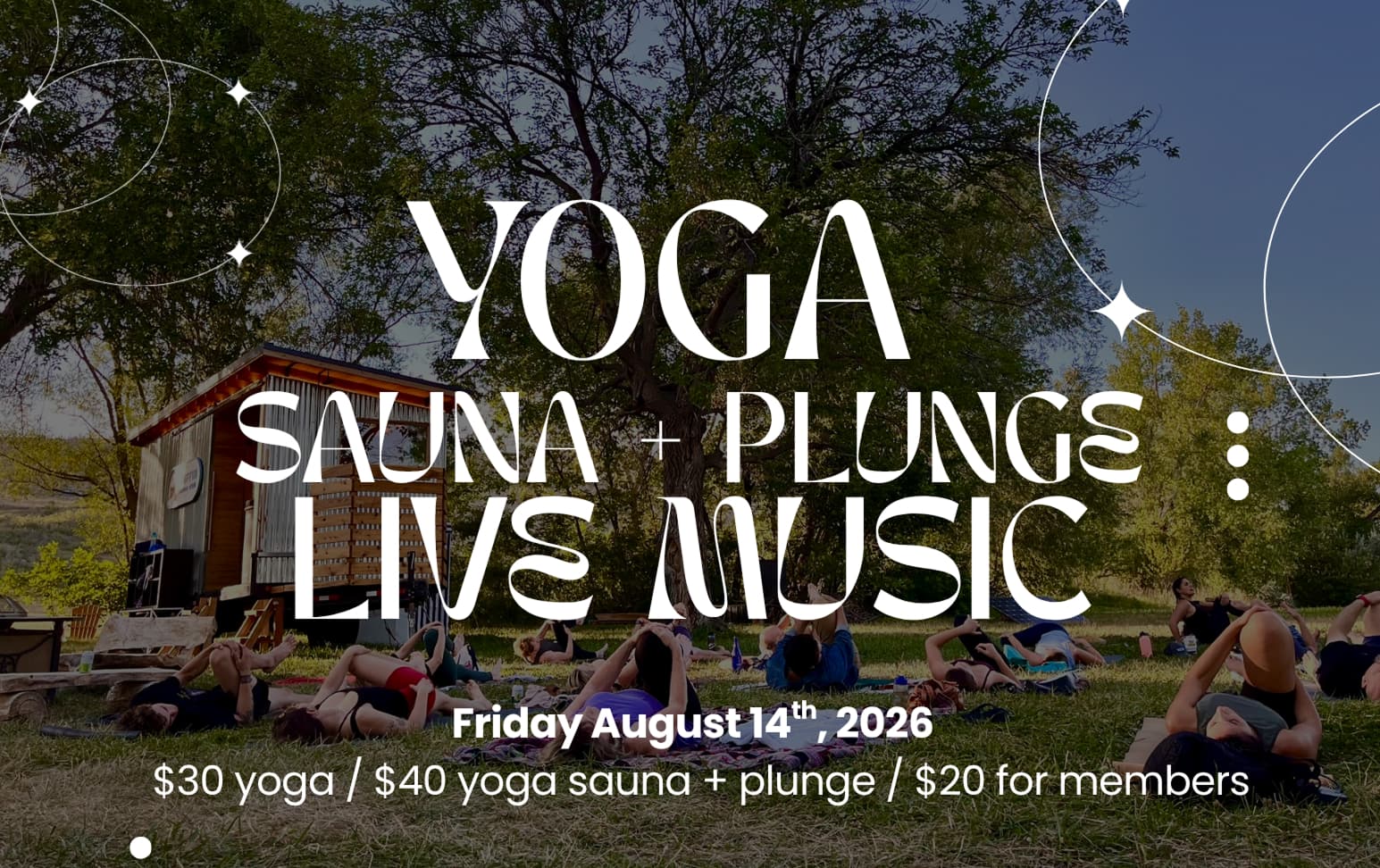 Yoga and Sauna Shindig
